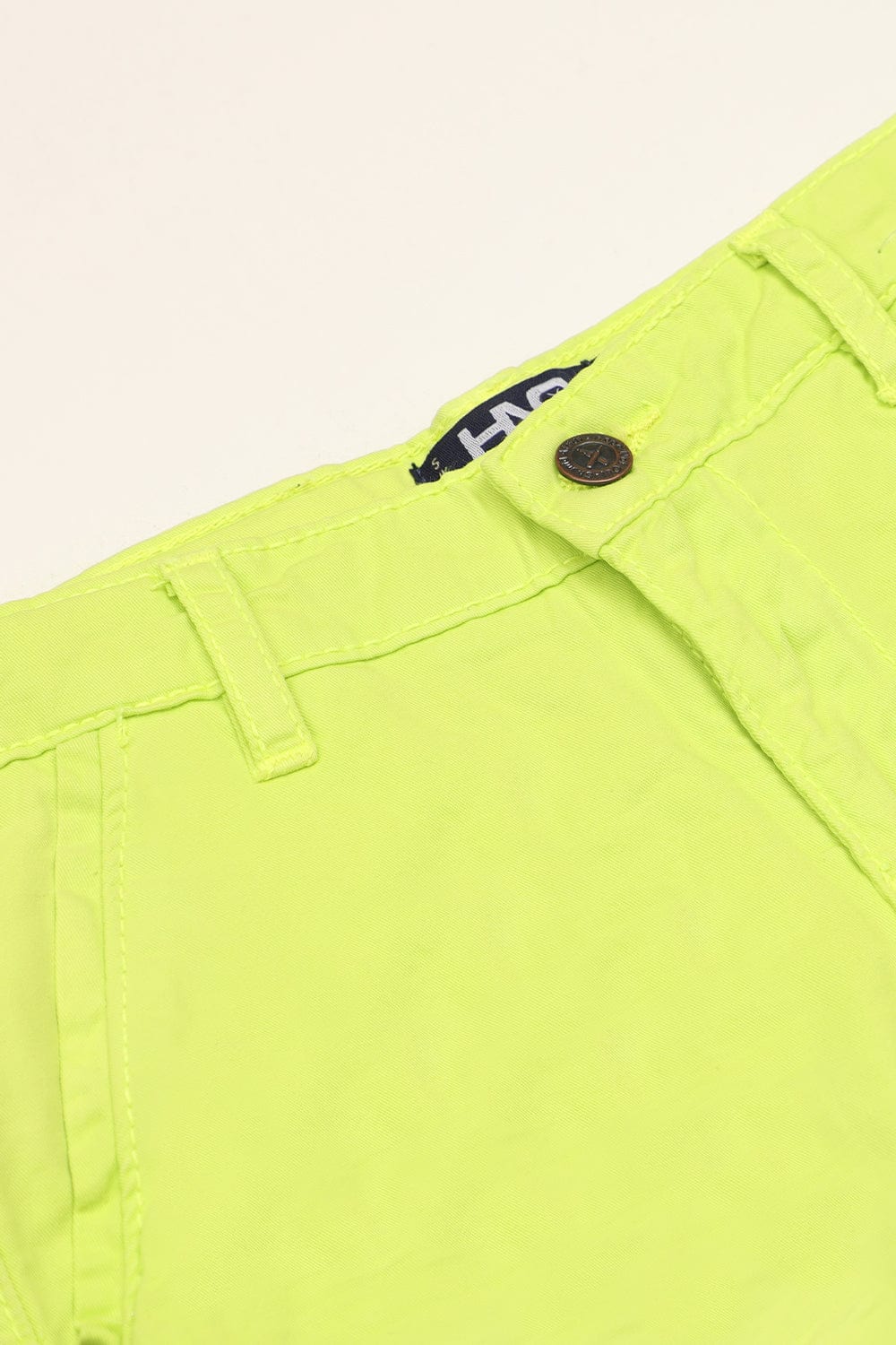 Hope Not Out by Shahid Afridi Boys Non Denim Shorts Boys Neon Green Cotton Short