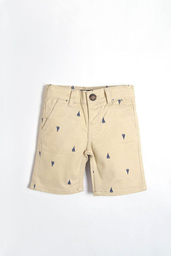 Hope Not Out by Shahid Afridi Boys Non Denim Shorts Twill Printed Shorts