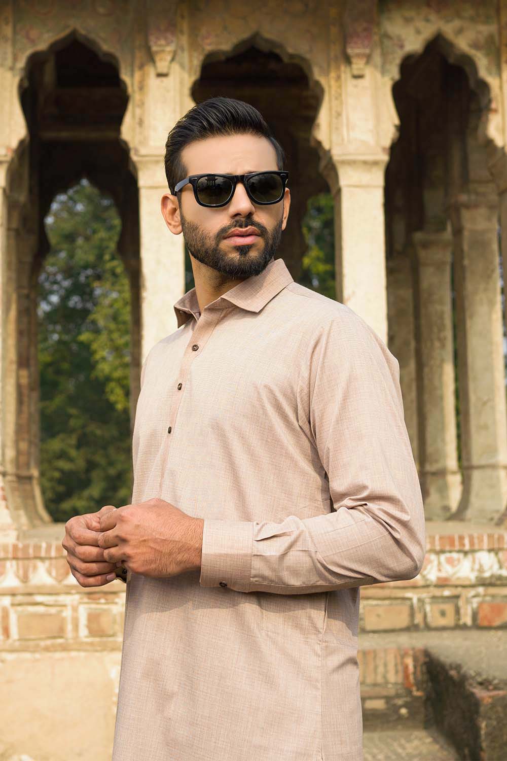 Hope Not Out by Shahid Afridi Eastern Men Shalwaar Kameez Dust Storm Dune Shalwar Kameez