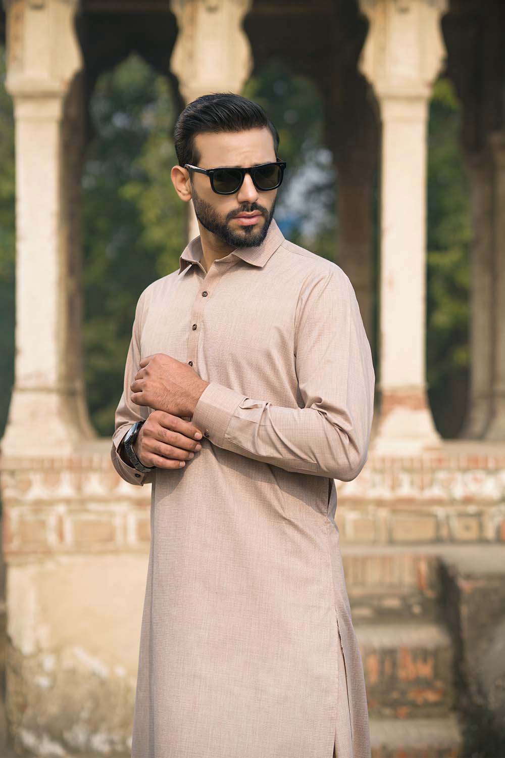 Hope Not Out by Shahid Afridi Eastern Men Shalwaar Kameez Dust Storm Dune Shalwar Kameez