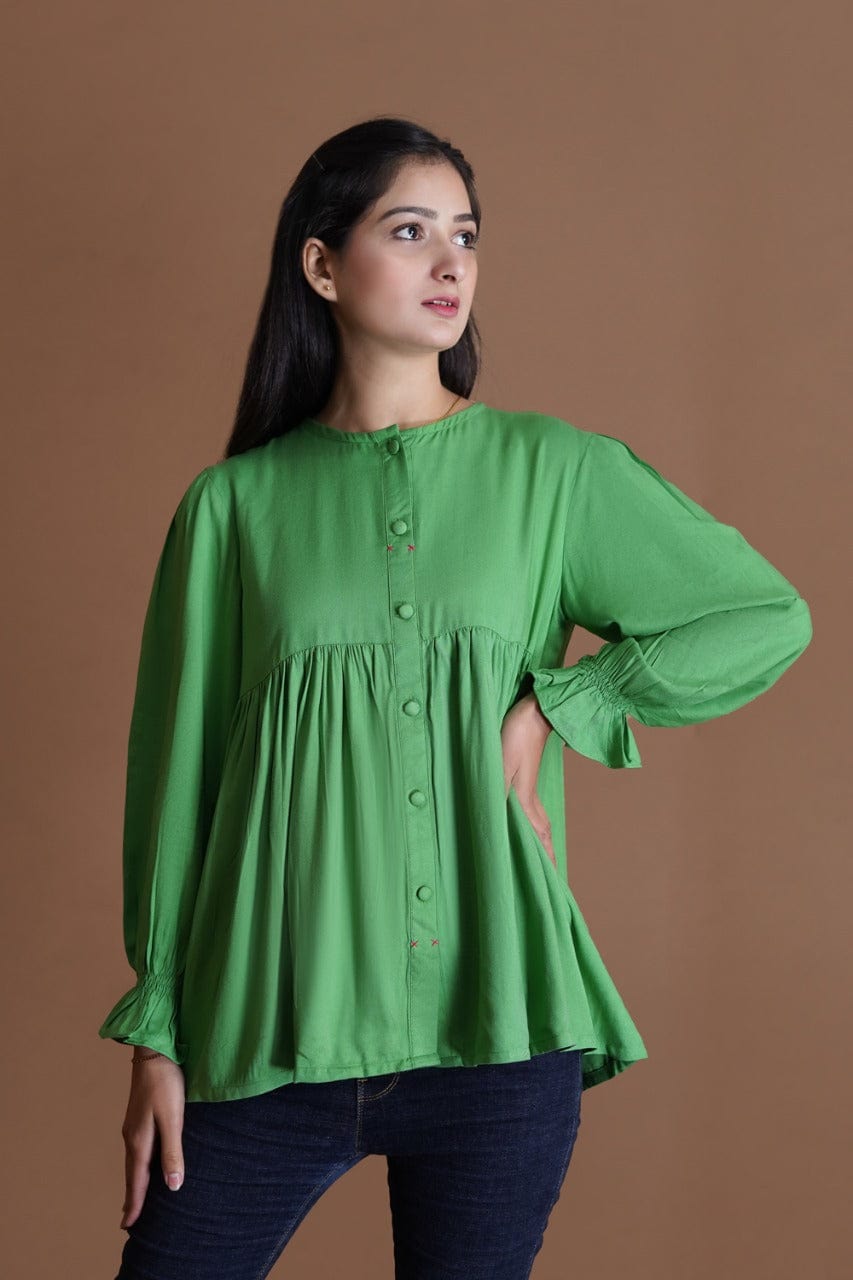 Hope Not Out by Shahid Afridi Eastern Women Shirts JADE