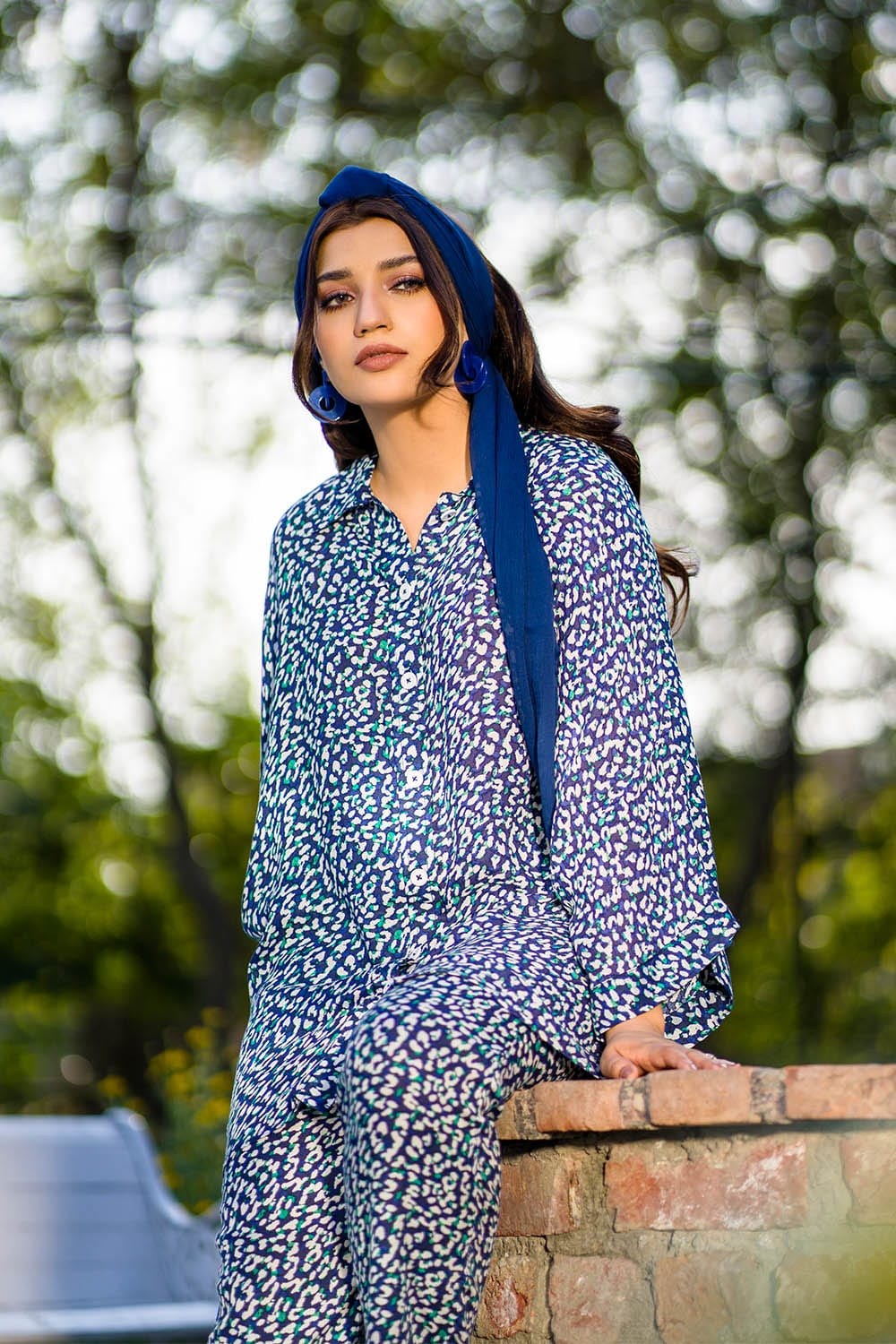 Hope Not Out by Shahid Afridi Eastern Women Shirts Wild Blue Yonder