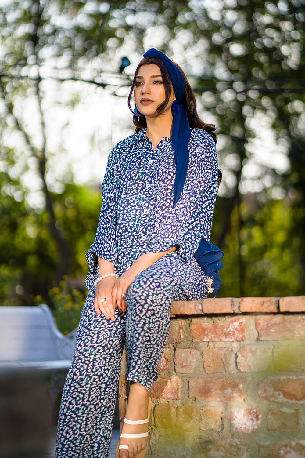 Hope Not Out by Shahid Afridi Eastern Women Shirts Wild Blue Yonder