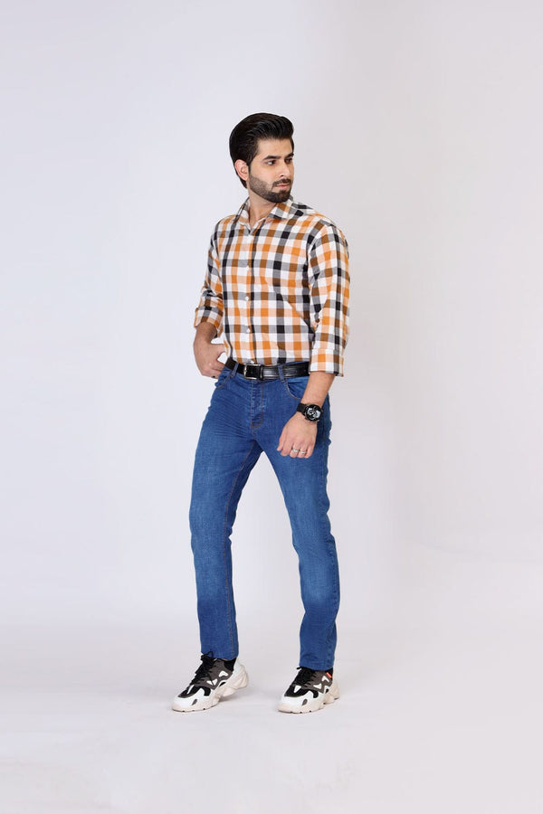 Hope Not Out by Shahid Afridi Men Casual Shirt CHECK CASUAL SHIRT