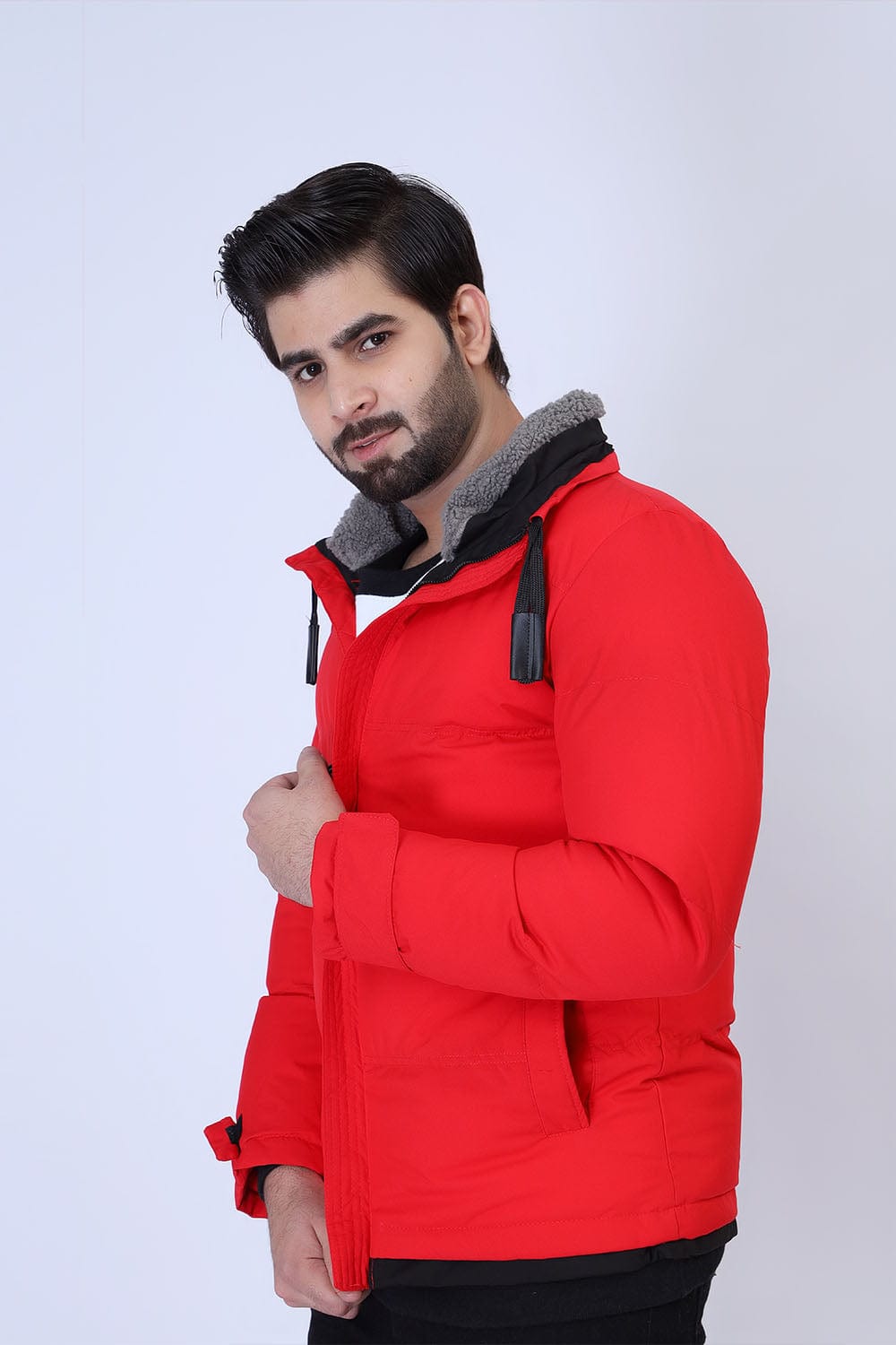 Hope Not Out by Shahid Afridi Men Jacket Fur Puffer Jacket